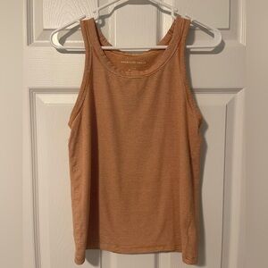 American Eagle Outfitters Striped Tank Top - Rust & Beige